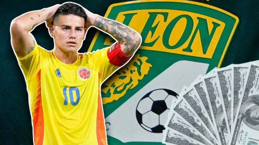 De ganar 200 millones en el Real Madrid, este sería el salario que tendría James Rodríguez en León