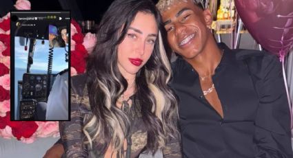 Lamine Yamal y Nicki Nicole disfrutan de un vuelo en helicóptero ¿Y su lesión? | VIDEO