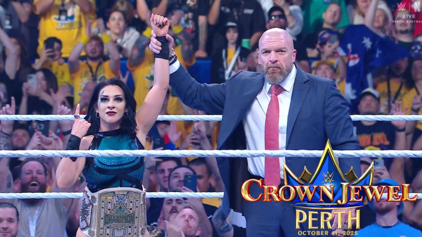 WWE: Stephanie Vaquer es la nueva campeona de Crown Jewel tras vencer a Tiffany Stratton | VIDEO