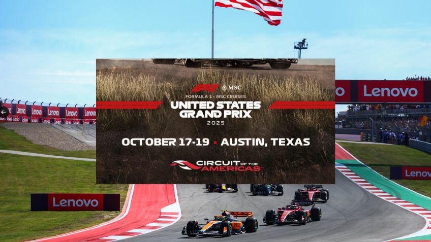 ¿Dónde mirar el GP de Estados Unidos 2025? | Fechas, horarios y canales de la F1 en México