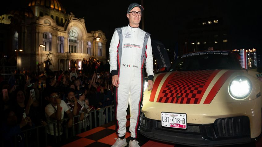 Gael García debutó como piloto en la Carrera Panamericana ¡A bordo de un Porsche!
