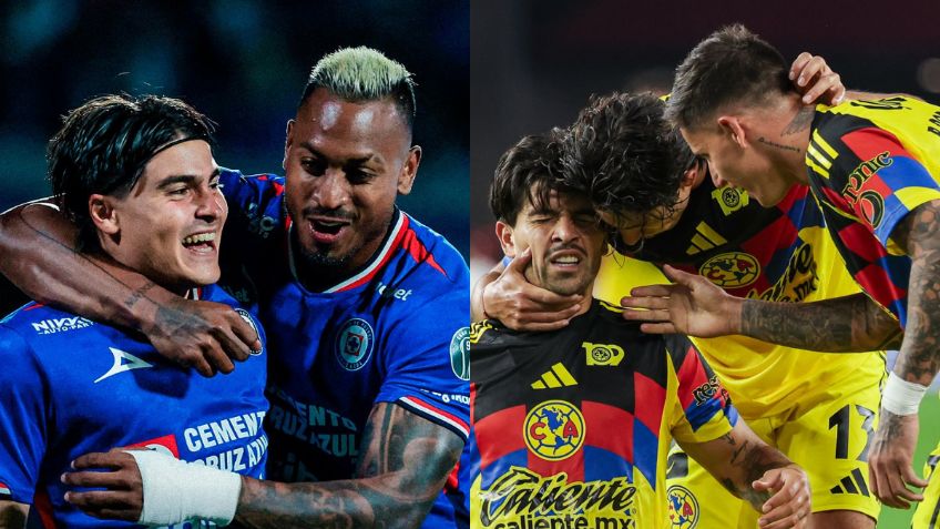 América domina a Cruz Azul en los últimos 10 juegos del Clásico Joven en Liga MX