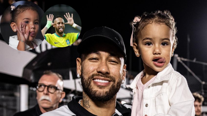 ¡Ternura! Pequeña hija de Neymar imita los festejos del brasileño | VIDEO
