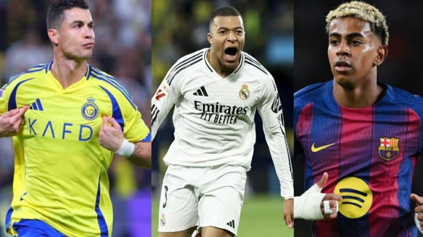 De Cristiano Ronaldo a Lamine Yamal: ¿Quiénes son los futbolistas mejor pagados en 2025?