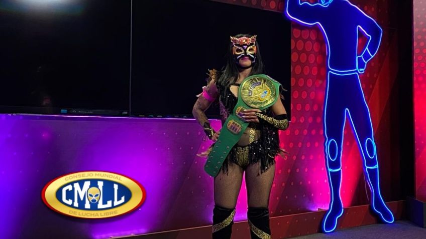 India Sioux dedica el Campeonato Universal de Amazonas del CMLL a sus hijos: "Me hacen grande"