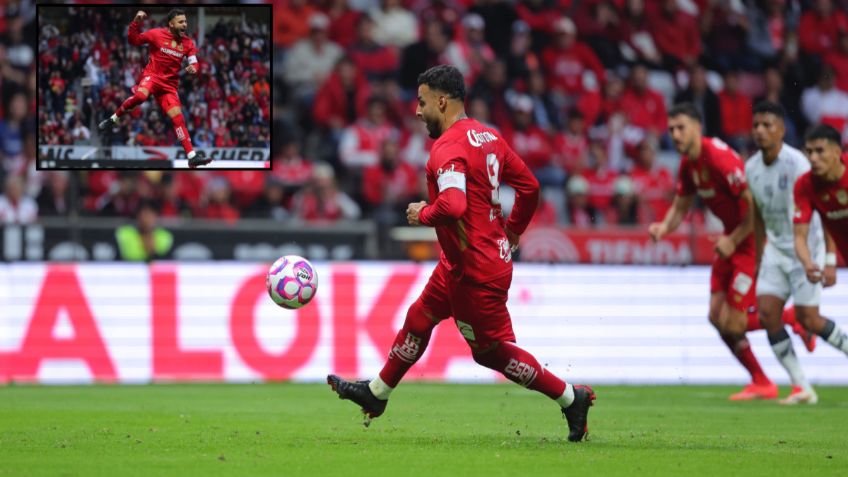 Alexis Vega anota GOLAZO a lo Panenka, en el "baile" de Toluca ante Querétaro | VIDEO