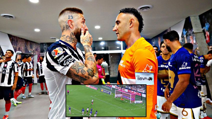 Sergio Ramos anota gol a Keylor Navas en el empate de Rayados vs Pumas; JJ Macías salió lesionado