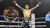 Foto ilustrativa de la nota titulada: Bronco Lara noquea a Micky Román en Ciudad Juárez y lo orilla al retiro del boxeo | VIDEO