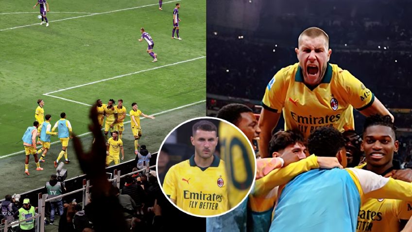 Serie A: Milan vence de último minuto a la Fiorentina; Santiago Gimenez entró de cambio