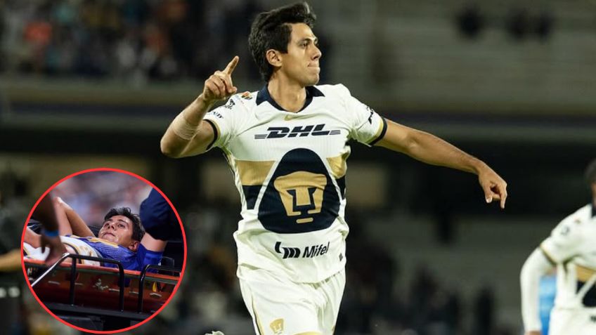 ¿JJ Macías regresará con Pumas antes de la Liguilla? Esto se sabe de su lesión