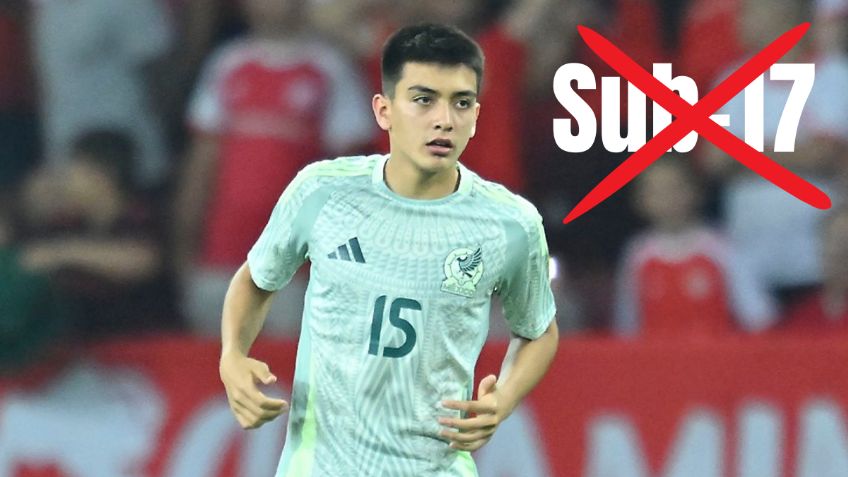 Gilberto Mora, fuera del Mundial Sub-17; esta es la convocatoria de México para Qatar 2025