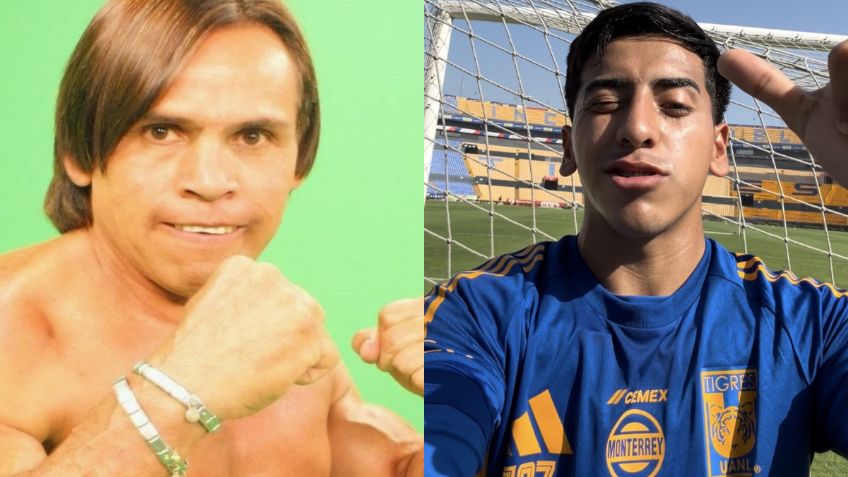 Konan Big desata risas con Chicha Sánchez; así le dio la “bendición” a la joya de Tigres | VIDEO