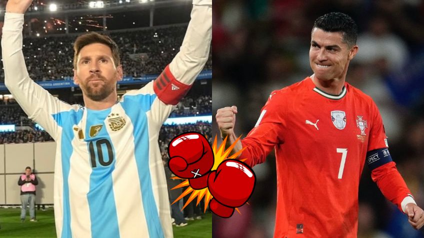 ¿Messi vs Cristiano Ronaldo en una pelea de boxeo? Famoso entrenador predice al ganador
