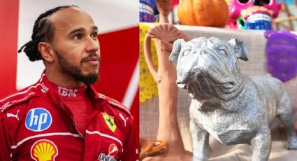 Dedican ofrenda a Roscoe, perro de Hamilton, en el Formula 1 Gran Premio de la Ciudad de México