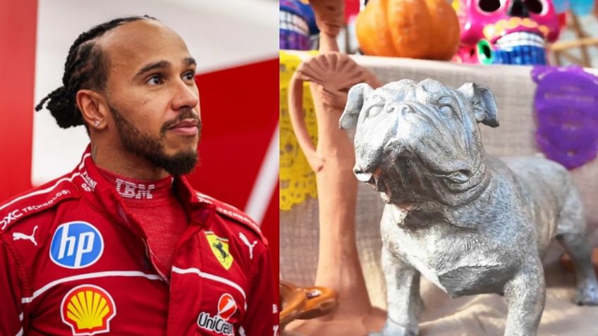 Dedican ofrenda a Roscoe, perro de Hamilton, en el Formula 1 Gran Premio de la Ciudad de México