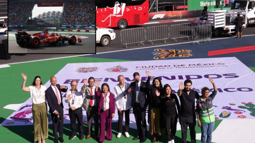 Clara Brugada inaugura la Formula 1 Gran Premio de la Ciudad de México; habrá gran derrama económica