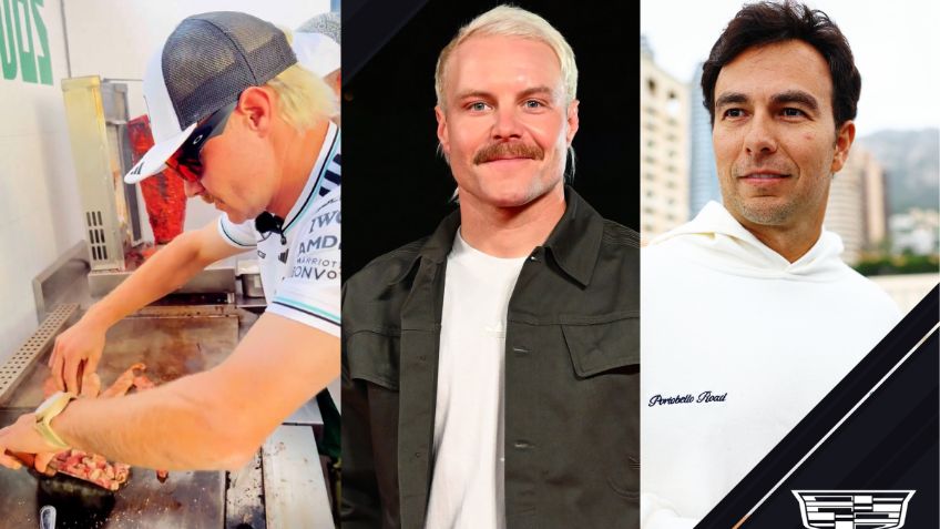 Valtteri Bottas, compañero de Checo Pérez, adopta rol de taquero: "I love tacos" | VIDEO