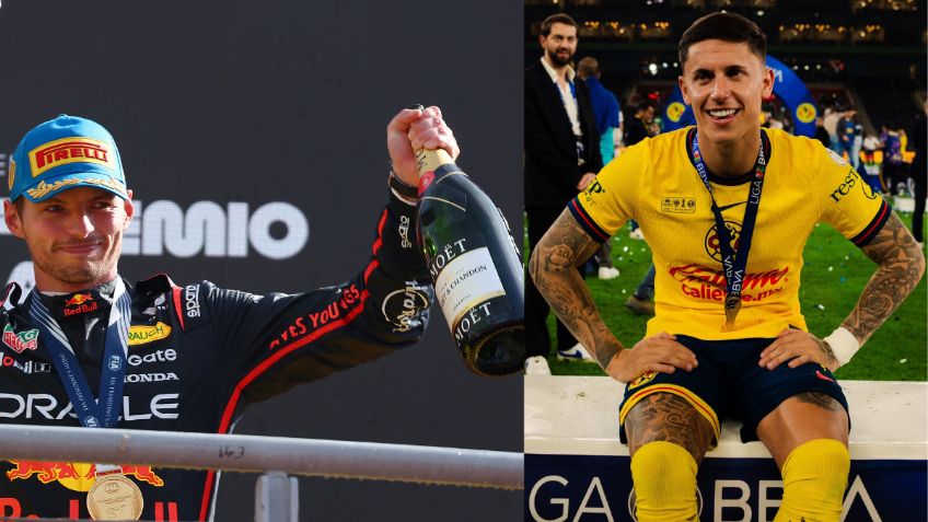 Brian Rodríguez regala jersey del América a Max Verstappen: “Vio mi gol ante Mazatlán”