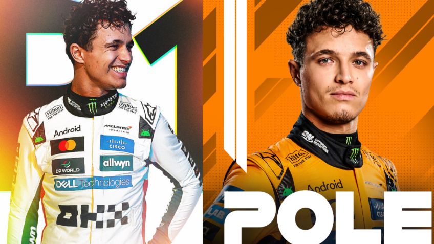 Lando Norris conquista la pole position de la Formula 1 Gran Premio de la Ciudad de México