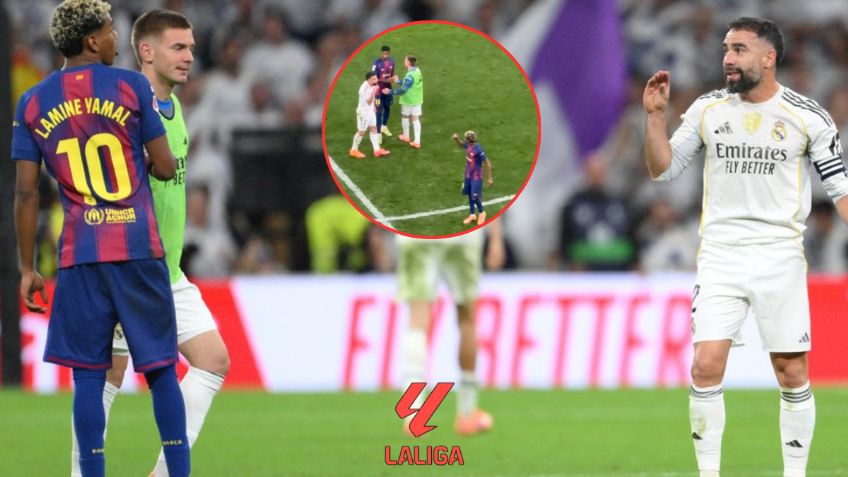 Vinícius, Courtois y Carvajal confrontan a Lamine Yamal tras ganarle El Clásico: “Hablas mucho”