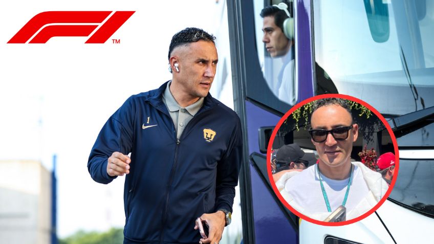 Keylor Navas se olvida del futbol y sorprende en la Formula 1 Gran Premio de la Ciudad de México