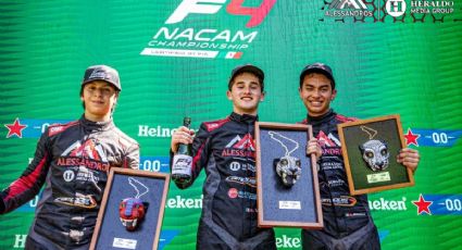 Alessandros Racing logra triplete en F4 dentro del Formula 1 Gran Premio de la Ciudad de México