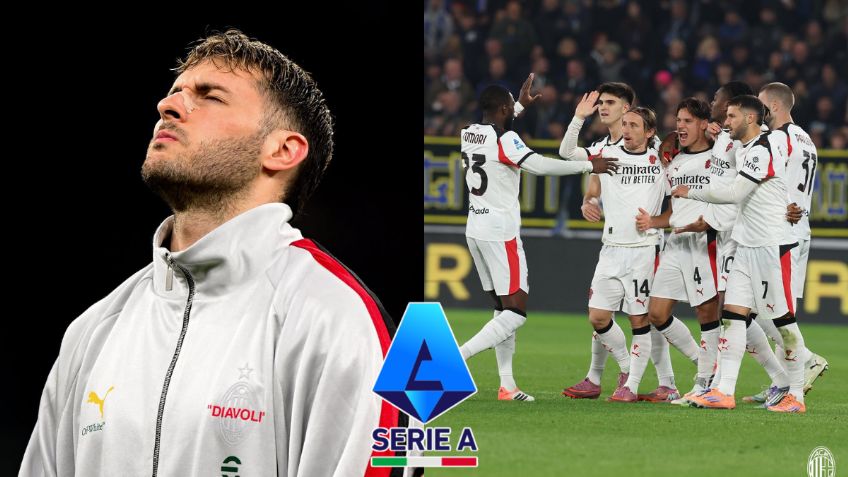 Santiago Gimenez sale lesionado en el empate del Milan ante Atalanta por Serie A | VIDEO