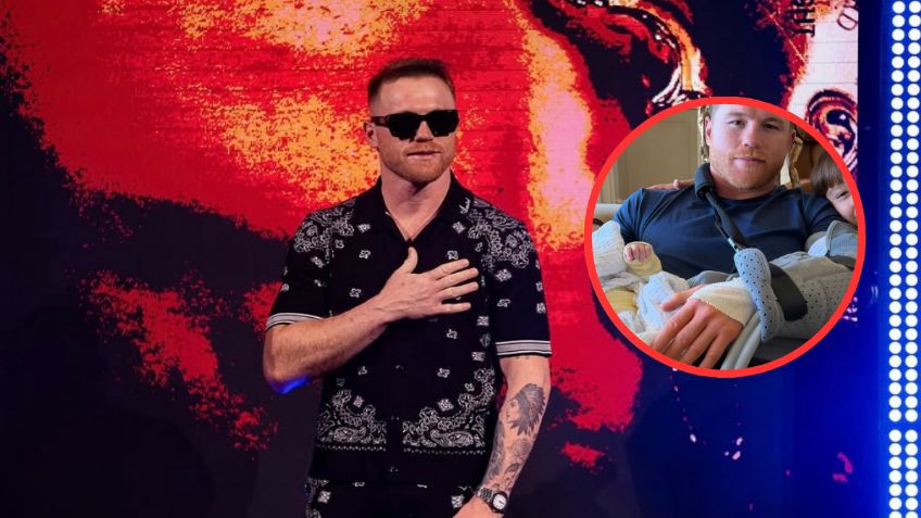 Canelo Álvarez reaparece tras ser operado del codo; ¿cuándo será su próxima pelea?