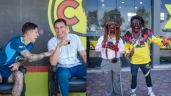Foto ilustrativa de la nota titulada: Jugadores del América, jueces en concurso de disfraces; un fan se vistió de Saint-Maximin | VIDEO