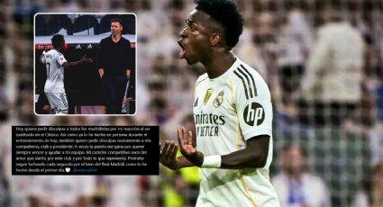 Vinicius ignora a Xabi Alonso en su disculpa por "berrinche" con el Real Madrid en El Clásico