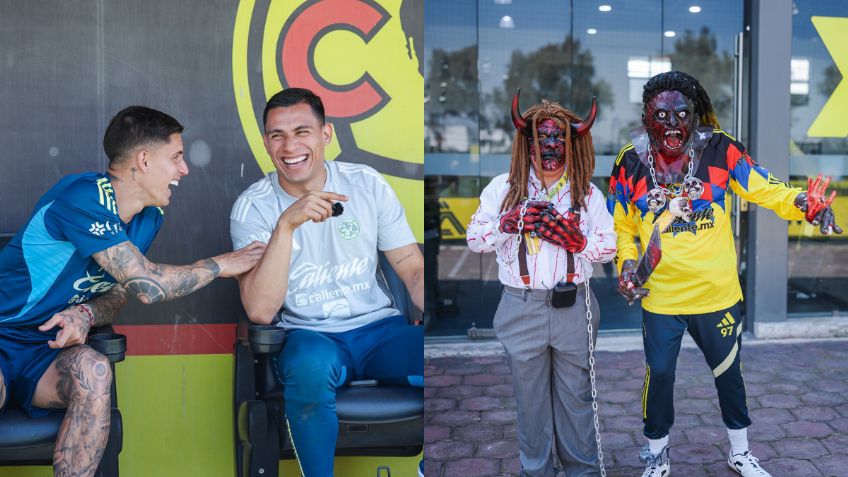Jugadores del América, jueces en concurso de disfraces; un fan se vistió de Saint-Maximin | VIDEO