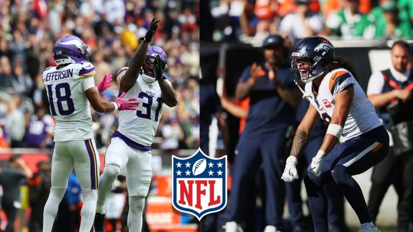 NFL 2025: Vikings vencen a Browns en Londres; Broncos le quita el invicto a Eagles
