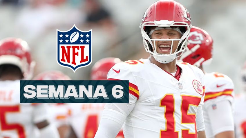 ¿Dónde ver la Semana 6 de la NFL 2025? | Juegos, fechas, horarios y canales de transmisión