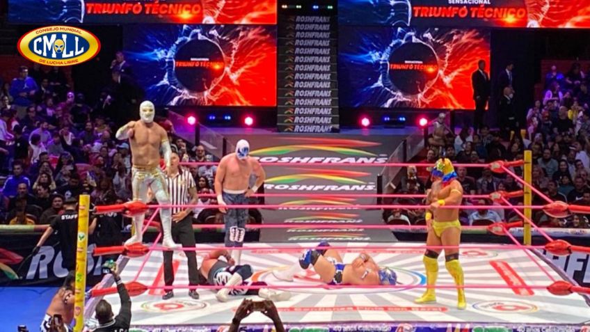 CMLL: Místico, Atlantis Jr. y Esfinge dominan a Los Guerreros Laguneros en la México-Catedral