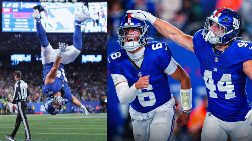 NFL 2025: ¡Sorpresa! Giants "cazaron" a los Eagles en el Thursday Night Football