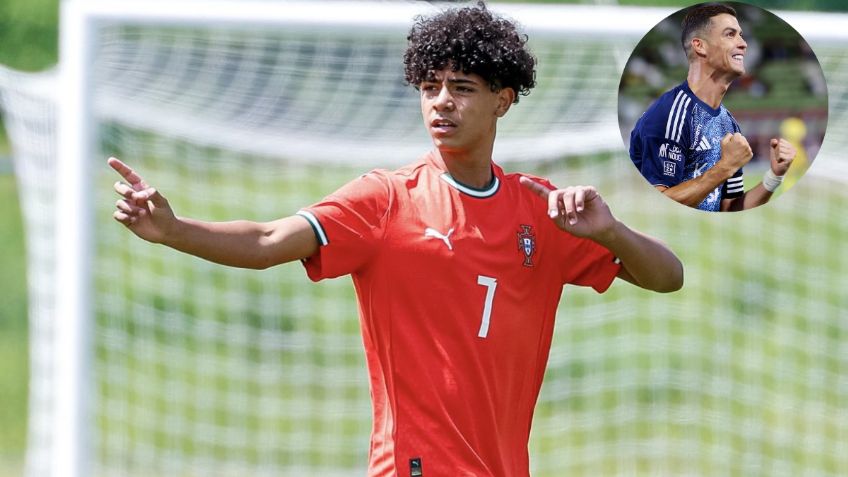 Talento generacional: Hijo de Cristiano Ronaldo anota su primer gol en la Sub-16 de Portugal