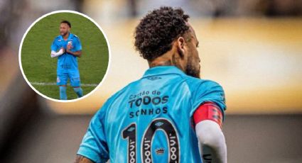 La inesperada reacción de Neymar tras salir de cambio en el Flamengo vs Santos | VIDEO