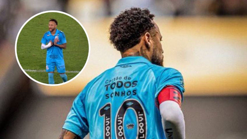 La inesperada reacción de Neymar tras salir de cambio en el Flamengo vs Santos | VIDEO