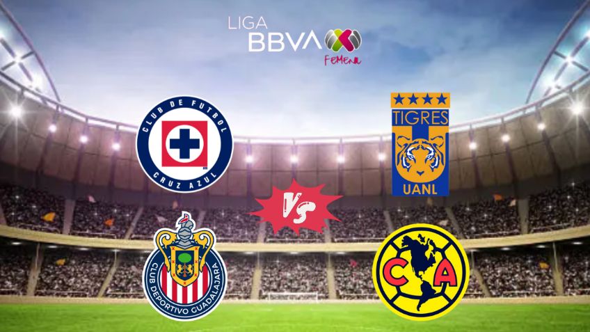 Liga MX Femenil: ¿Dónde ver las Semifinales del Apertura 2025? | Partidos, horarios y canales