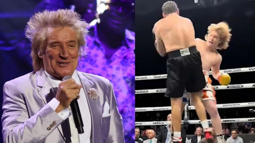 Así fue el BRUTAL KO que recibió el hijo de Rod Stewart en su debut como boxeador | VIDEO