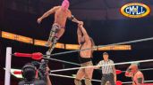 Foto ilustrativa de la nota titulada: CMLL: Titán, Neón y Templario dominan a Hechicero, Valiente y Cavernario en Rey del Ring