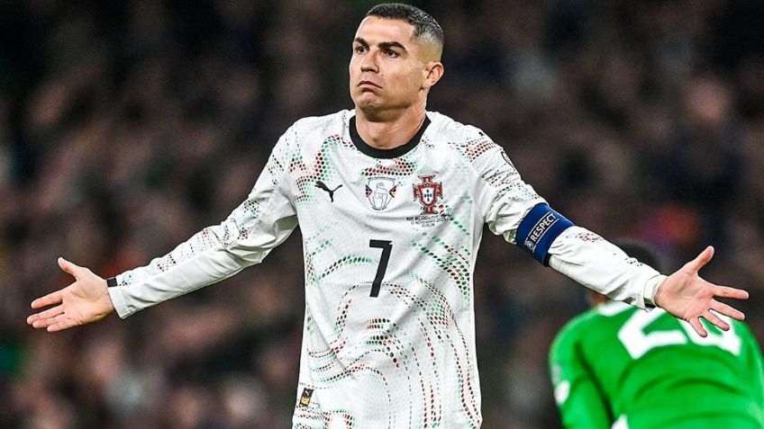 Cristiano Ronaldo, expulsado por polémico CODAZO en la derrota de Portugal ante Irlanda | VIDEO