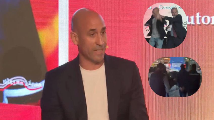 Luis Rubiales fue atacado con huevos por un familiar, en presentación de su libro | VIDEO