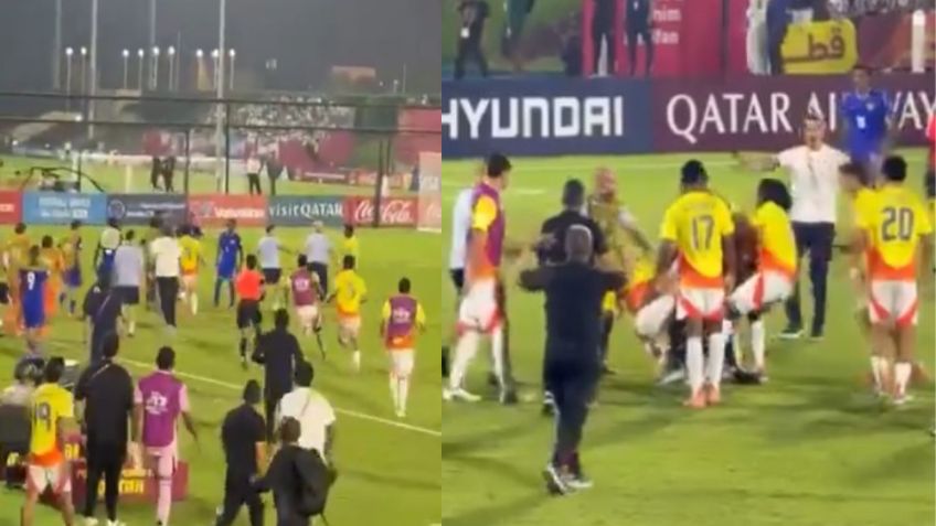 Batalla Campal en juego de Francia vs Colombia en el Mundial Sub-17; ¿qué ocurrió? | VIDEO
