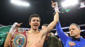Foto ilustrativa de la nota titulada: Divino Espinoza noquea a Khegai y liga 4 defensas del Campeonato Mundial Pluma OMB | VIDEO
