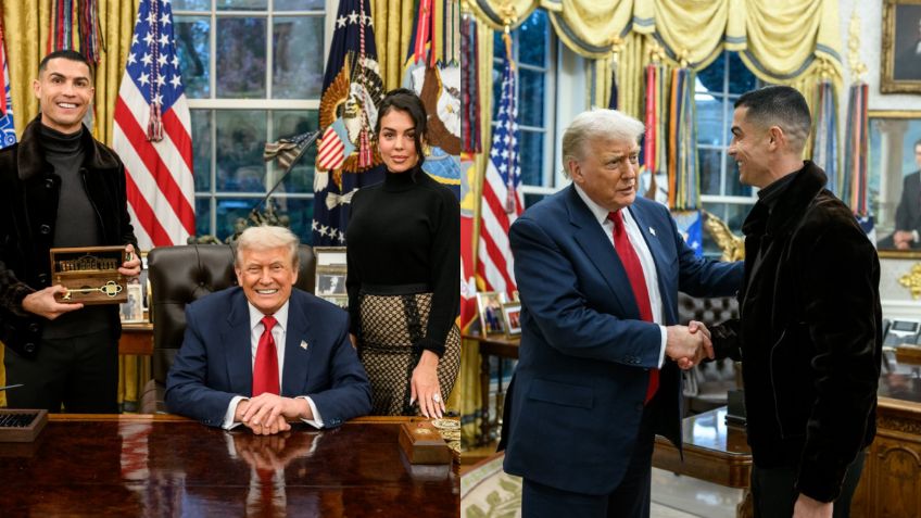 Cristiano Ronaldo convivió con Donald Trump; recibió la "Llave Dorada" de la Casa Blanca ¿Qué es?