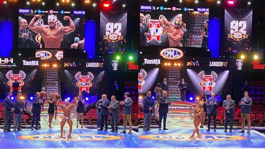 Mr. y Miss CMLL 2025: Astral y Olympia se coronan en el Concurso de Fisicoculturismo | VIDEO