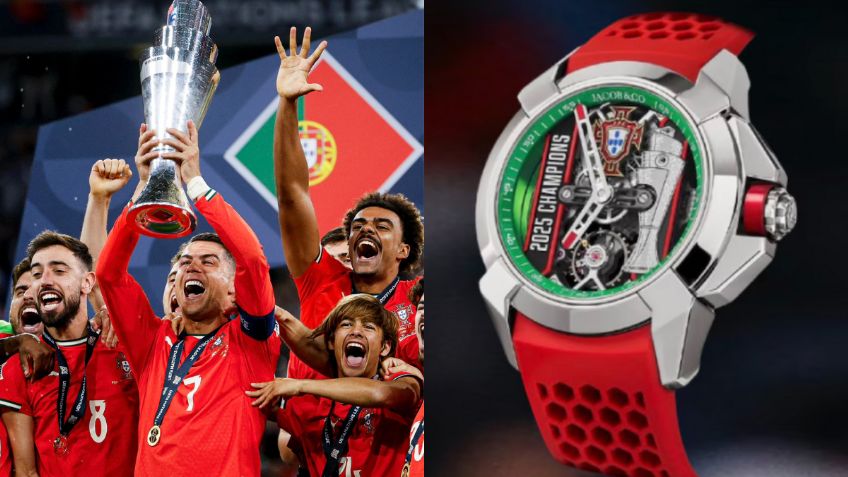 ¿Cuántos MILLONES vale el reloj que Cristiano Ronaldo recibió por ganar la UEFA Nations League?
