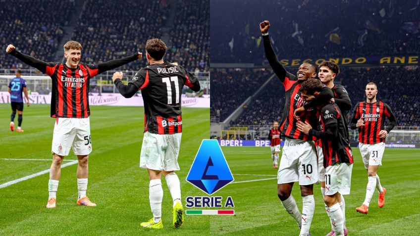 Sin Santi Gimenez, Milan logra agónica victoria ante el Inter en el Derby della Madonnina