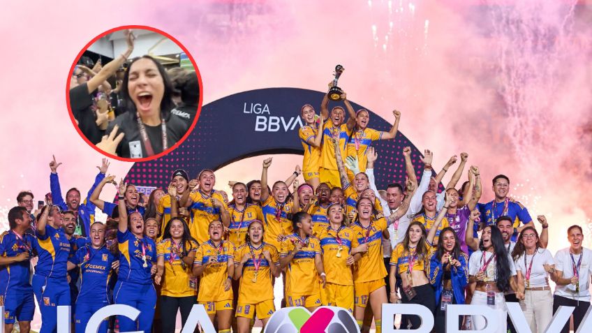 ¿Indirecta? Tigres Femenil celebra el Apertura 2025 con canción icónica del América | VIDEO